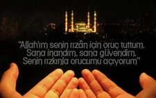 Oruç Duası Okunuşu ve Fazileti