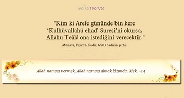 Arefe Günü Oruç Tutmak Fazileti ve Sevabı